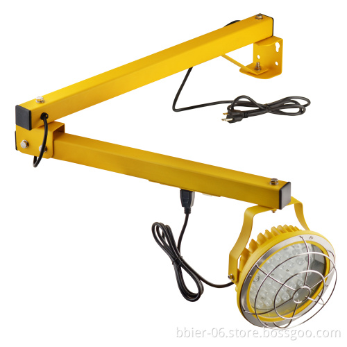 2023 New IP65 Waterproof Trailer and Dock Lights with Swing Arm